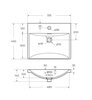 BelBagno BB-8076-3-50 Керамическая раковина, 51x43, цвет: белый