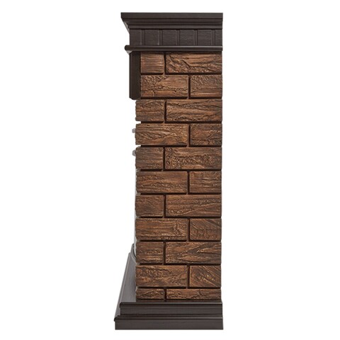 Портал Electrolux Bricks Wood 25 камень коричневый шпон темный дуб