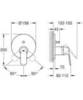 GROHE Eurosmart Cosmopolitan 24045000 Смеситель для душа встраиваемый на 2 потребителя