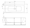 Am.Pm W84A-160-070W-A Func Ванна акриловая 160х70