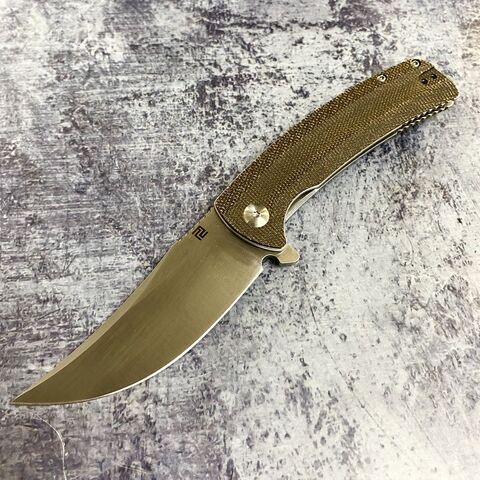 Складной нож Artisan Cutlery 1845P-ODG Arroyo, сталь AR-RPM9