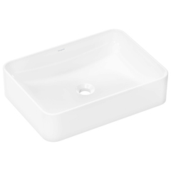 Hansgrohe Xuniva Q 60168450 Раковина-чаша 55х40см., без отв., накладная, без перелива, цвет: белый фото