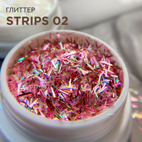 Глиттер STRIPS 02