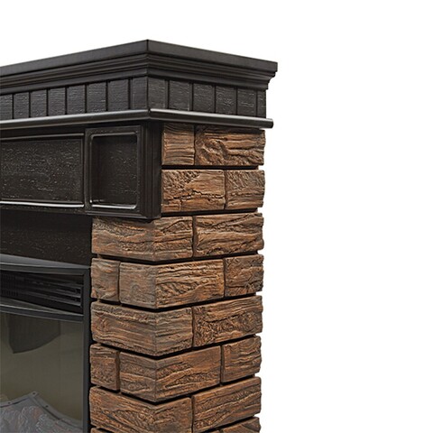 Портал Electrolux Bricks Wood 25 камень коричневый шпон темный дуб