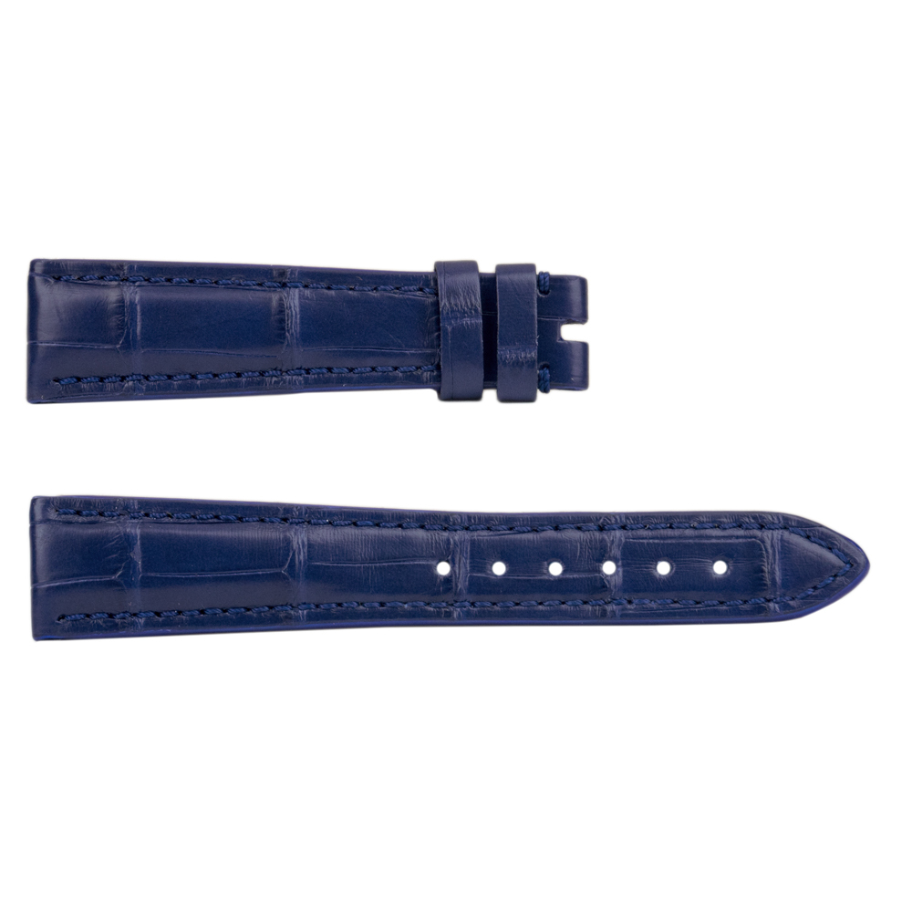 Ремешок для часов Chopard L.U.C Tech Twist 41мм из аллигатора  синий2