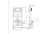 Aquatek SET Aquatek ЛИБРА T-016/INS14 (рама Aquatek INS-0000014+крепеж KKI-0000002+KDI-0000016+унитаз ЛИБРА AQ1505T-00 с тонким сиденьем soft-close)