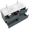 BelBagno UNO-1200-4C-SO-AO База под раковину подвесная с фрезерованными ручками по всей длине фасада с четырьмя выкатн. ящ., Голубой Матовый, 1200x455x608