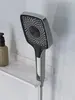 BelBagno UNO-CAB-A-1-90-C-Cr-Bi-TOP-R Душевая кабина с задними стенками, смесителем, верхним и ручным душем, акриловым поддоном и крышей, правосторонняя
