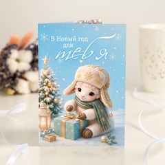★︎ Открытка 4 шоколадки 