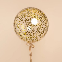 Шар Аг Deco Bubble (Бабл/Бобо), 36''/90 см, Прозрачный, Плоский, 1 шт.