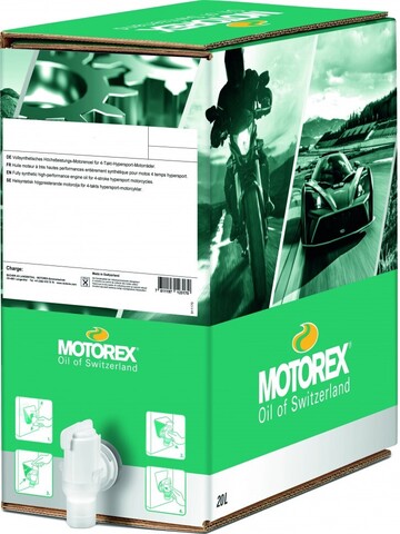 Моторное масло Motorex TOP Speed 4T 15W-50 - 20л. (BAG in BOX)