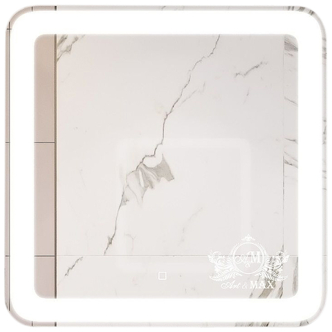Art&Max Latina AM-LAT-600-600-DS-F Зеркало с подсветкой