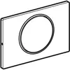 Geberit Sigma 115.758.JQ.5 Смывная клавиша, смыв/стоп: матовый хром лакированный, с легкоочищаемой поверхностью, глянцевый хром
