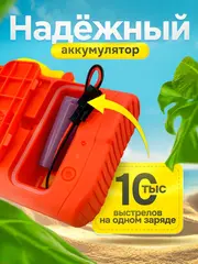 Водный пистолет автомат электрический на аккумуляторе