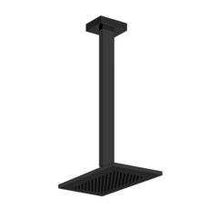 Gessi Rettangolo 20150#299 Верхний душ для потолочного крепления 216x140мм, высота от 115 до 1865мм, цвет: черный фото