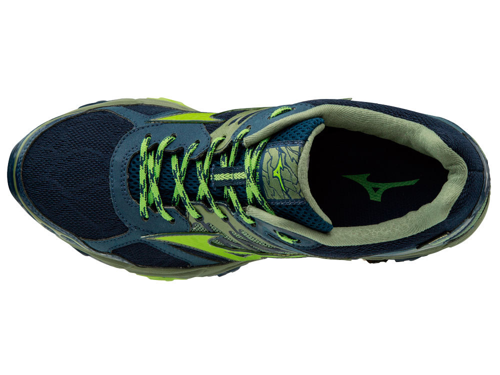 Беговые кроссовки мужские Mizuno Wave Mujin 4 GoreTex синие - 4