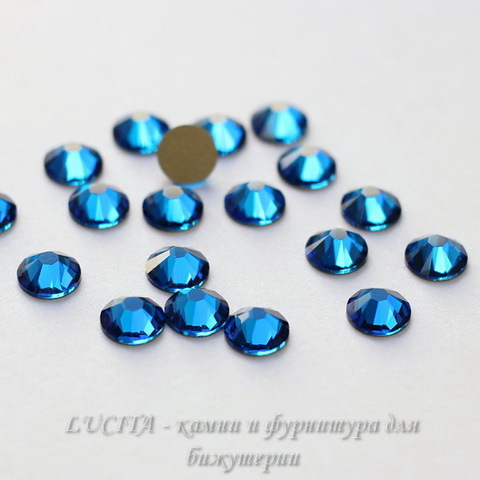 2058 Стразы Сваровски холодной фиксации Capri Blue ss 20 (4,6-4,8 мм), 10 штук ()