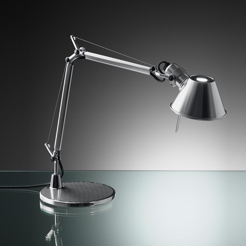 Фото: Настольная лампа Tolomeo Micro Table A001300 серебристый - основной вид