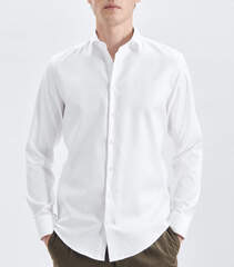 Сорочка мужская Seidensticker Shaped Fit 01.253690-01 из твила белая