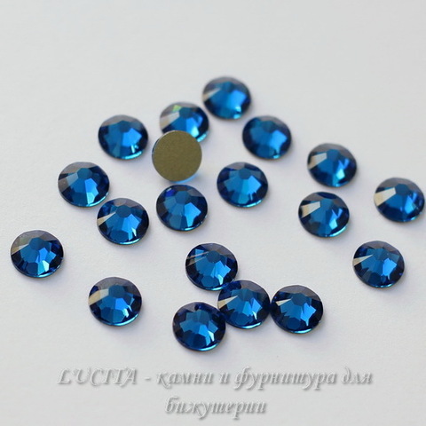 2058 Стразы Сваровски холодной фиксации Capri Blue ss 20 (4,6-4,8 мм), 10 штук ()