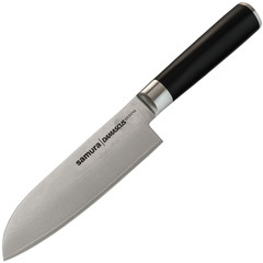 Фото Нож кухонный Сантоку Samura Damascus SD-0092/Y, сталь VG-10/дамаск, рукоять G-10