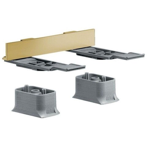Axor Universal Softsquare 42870990 Комплект адаптеров для монтажа, цвет полированное золото