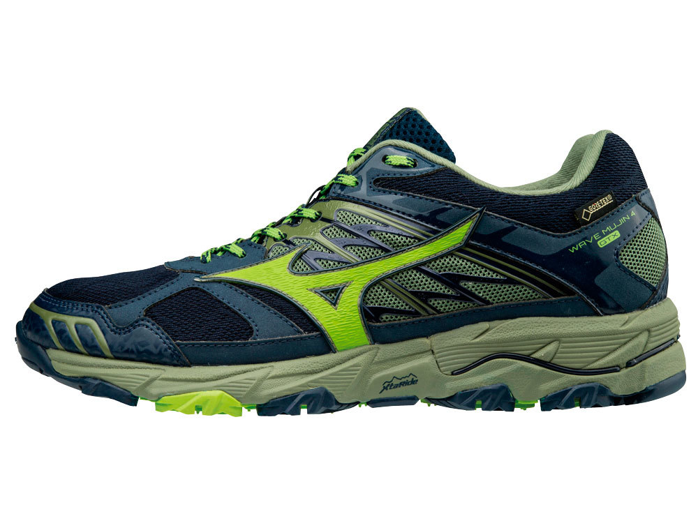 Беговые кроссовки мужские Mizuno Wave Mujin 4 GoreTex синие - 5