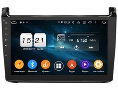 Штатная магнитола Volkswagen Polo (10-19) Android 9.0 4/64GB IPS DSP модель KD-1019PX5