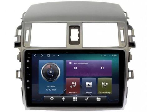 Магнитола для Toyota Corolla E150 (2007-2013) Android 11 4/64 QLED DSP 4G модель CB-2007TS18
