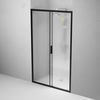 Am.Pm W90G-120-1-195BM Gem Solo Дверь душевая 120х195. стекло матовое. профиль черный матовый
