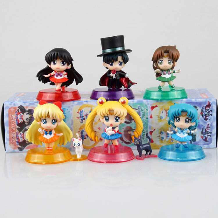Sailor Moon Action Figure Toys Set 1
