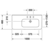 Duravit DuraStyle 2326100060 Раковина мебельная