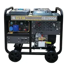 Генератор дизельный CTG CD12000A - [9.5 кВт / 220V / Lifan 1105FE] однофазный (ATS)
