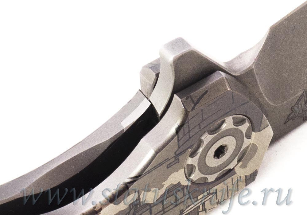 Нож TFK LEM Techno Hornet Project S125V Titanium engraved