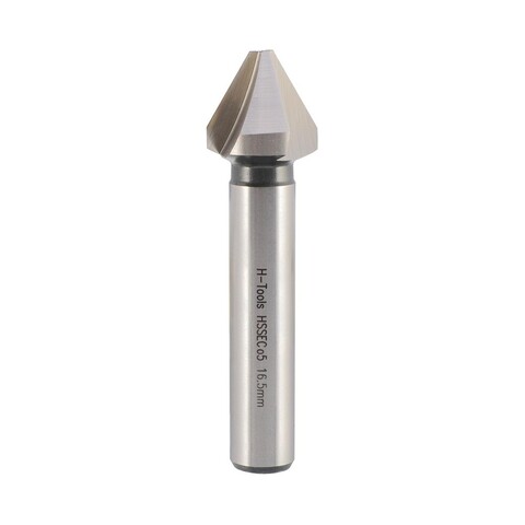 Зенковка ц/х 60° 16,5мм HSSE-Co5 3z DIN334C L63мм d10мм H-Tools 896165EHT