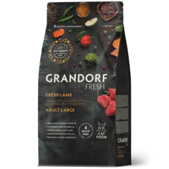 Сухой корм GRANDORF CAT Lamb LARGE беззерновой для кошек крупных пород чувствительное пищеварение или аллергия, ягненок 2кг