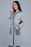 Мягкий халат из вискозы Twin-Set