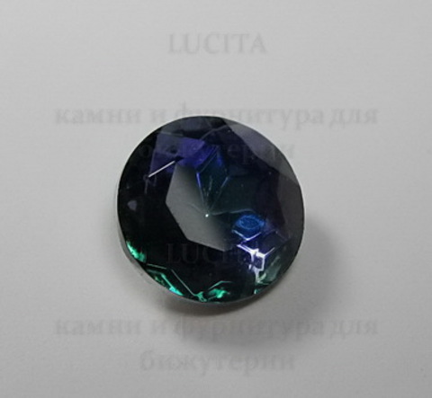 Ювелирные стразы Preciosa круглые BERMUDA BLUE (11,3мм) ()