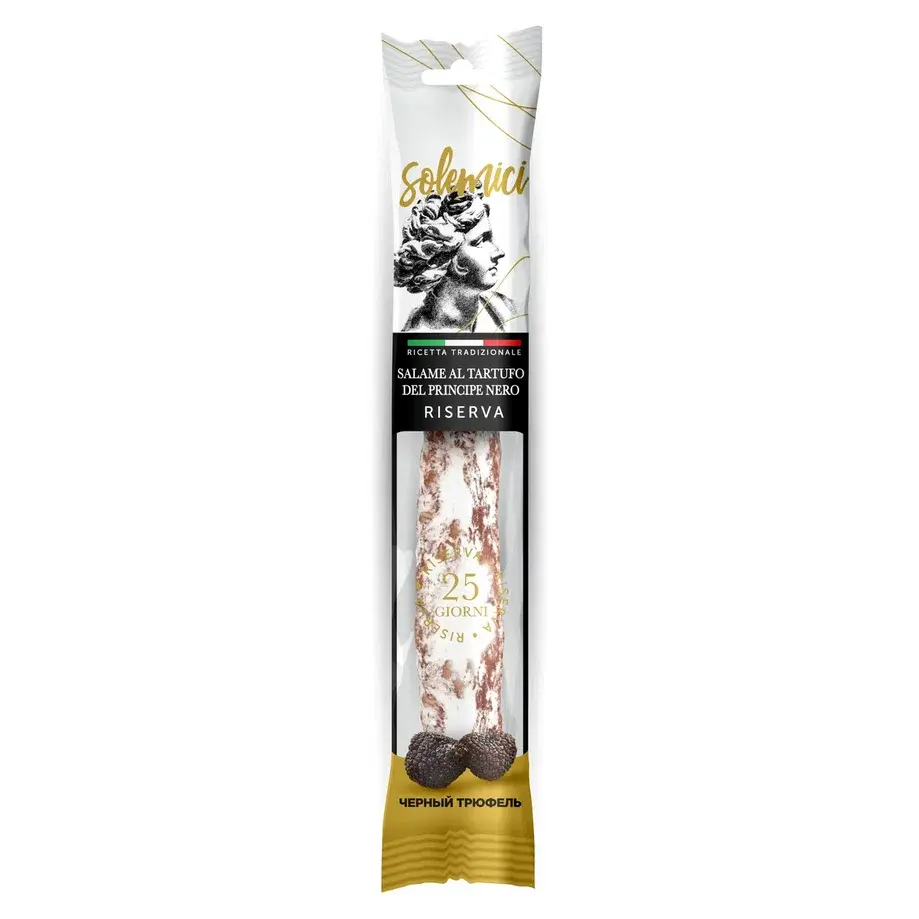 Колбаса Salame Tartufo del Princepe Nero Cалями с Трюфелем Черный Принц  110 гр