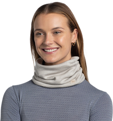 Шерстяной шарф-труба Buff Merino Heavyweight Solid Cloud - 2