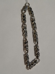 Трубка 0,6 см.(серебряный браслет)