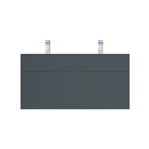 Am.Pm M50AFHX1203GM Inspire V2.0. База под раковину. подвесная. 120 см. 3 ящика. push-to-open. графит мато