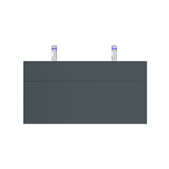 Am.Pm M50AFHX1203GM Inspire V2.0. База под раковину. подвесная. 120 см. 3 ящика. push-to-open. графит мато фото