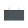 Am.Pm M50AFHX1203GM Inspire V2.0. База под раковину. подвесная. 120 см. 3 ящика. push-to-open. графит мато