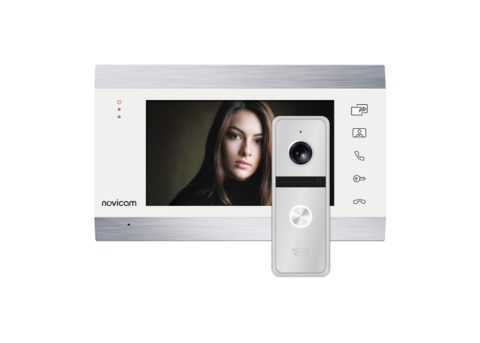 Комплект видеодомофона WHITE MAGIC 7С KIT Novicam v.4221