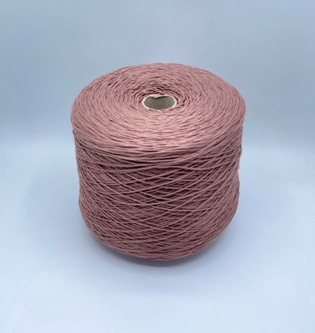 Бобинная пряжа (пр.Италия), art.Cotone, 350м/100 гр. 100%Хлопок, цвет-Сухая роза , арт.34814