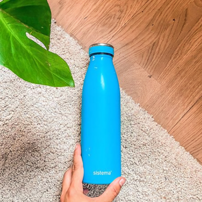 Термобутылка Sistema "Hydrate" 500 мл, цвет Синий
