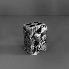 Art&Max AM-0082B-T Подставка для зубных щеток, цвет: серебро фото