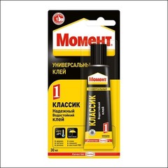 Клей МОМЕНТ 1 на единичном блистере (Желтый)