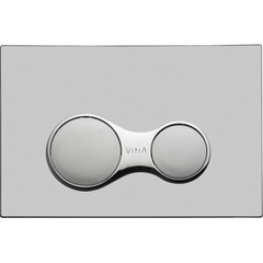 VitrA Sirius 740-0485 Клавиша смыва для унитаза, хром матовый фото